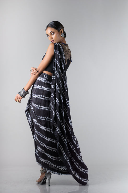 Pre Drapped Saree